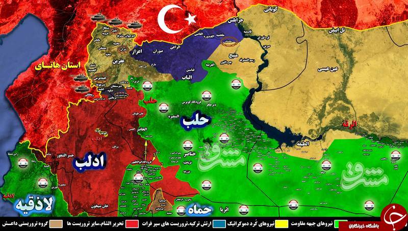 از رجزخوانی اردوغان برای شهر منبج تا درگیری گروه تروریستی سپر فرات با نیرو&zwnj;های کُرد+تصاویر