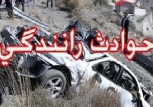 ۵ مصدوم در واژگونی خودرو