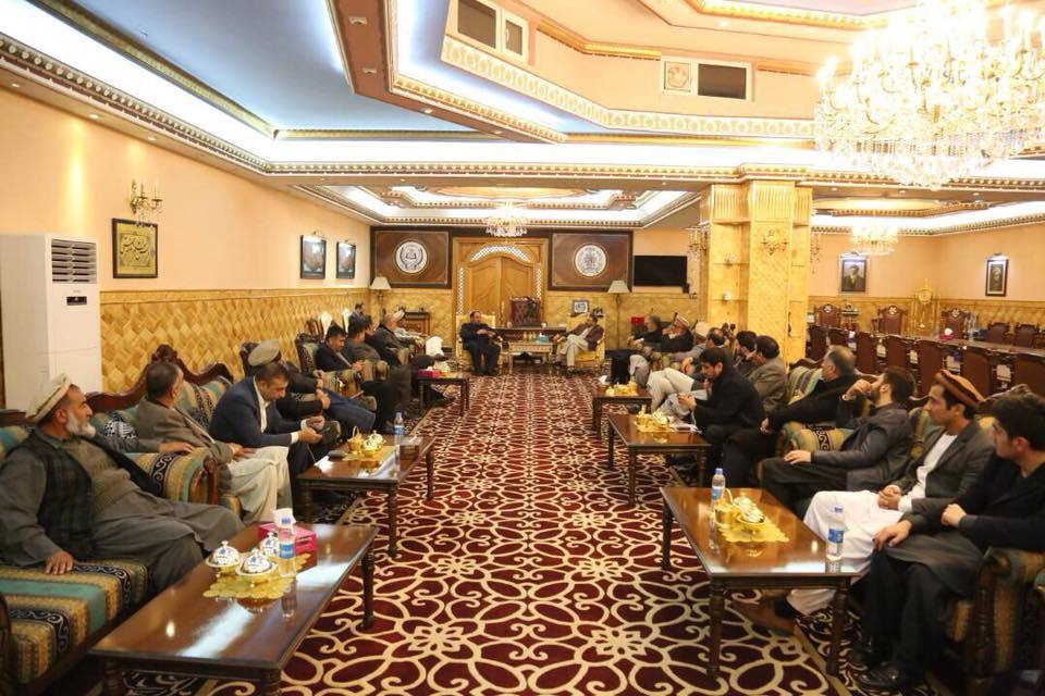 &laquo;ربانی&raquo; به دیدار &laquo;عطا محمد نور&raquo; رفت + تصاویر