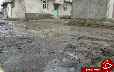 نگاهی به وضعیت اسفناک معابر در خلخال + تصاویر