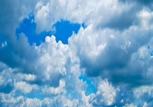 آسمان استان قزوین ابری است