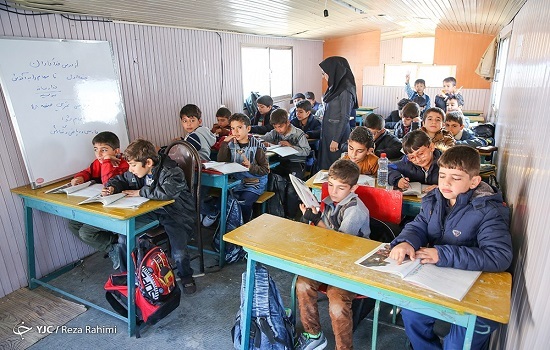 دانش آموزان زلزله از نگاه دوربین