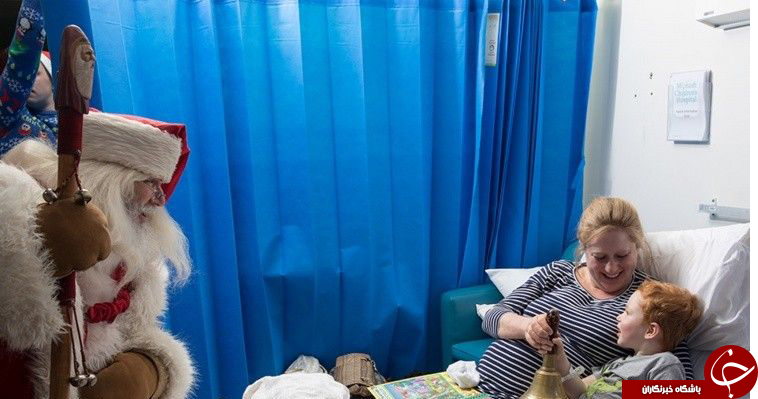 مردی که به جای بابانوئل آرزوی کریسمس کودکان را برآورده می&zwnj;کند+تصاویر