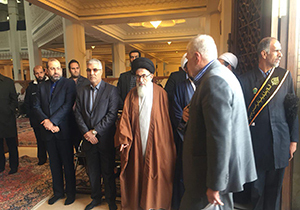 مراسم بزرگداشت آیت الله حائری در حرم احمد بن موسی (ع)
