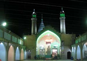 نمایی از بارگاه مطهر سلطان میراحمد در کاشان + فیلم