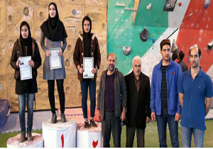 برترین‌های مسابقات سنگ‌نوردی چهارمحال و بختیاری