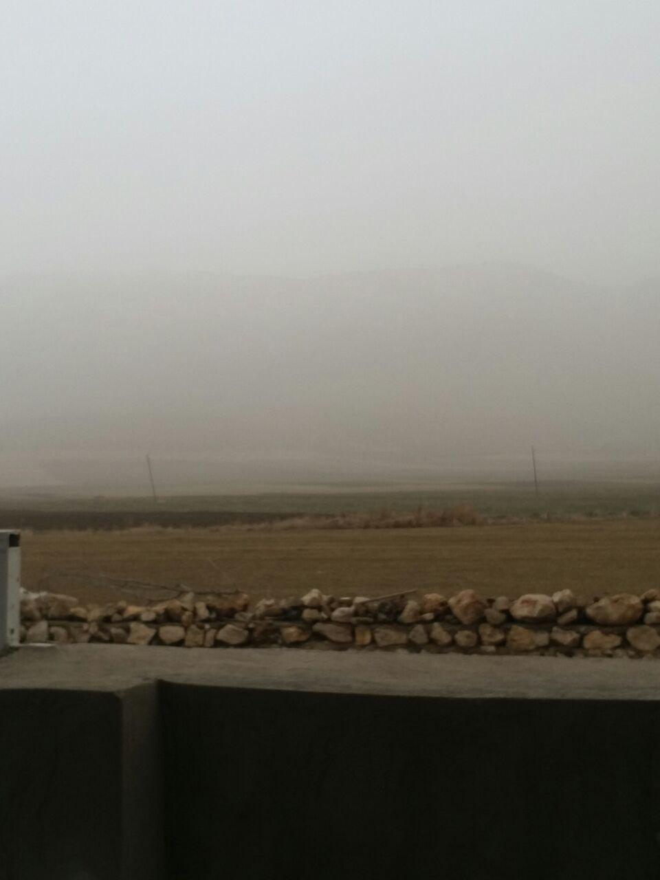 بارش برف و گرد و غبار در ایلام