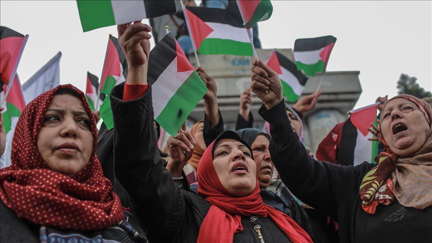همبستگی اقشار مختلف مردم فلسطین در حمایت از قدس