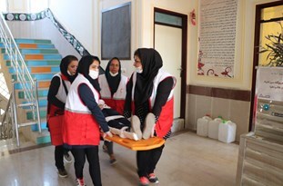 برگزاری مانور ایمنی و زلزله در شهرستان رزن
