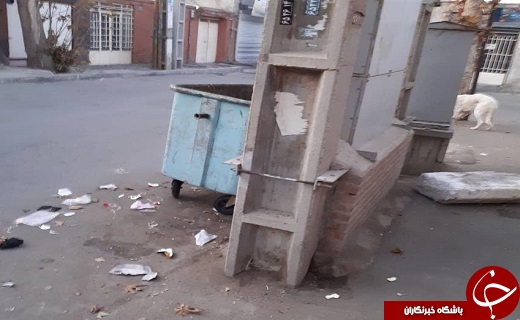 وضعیت نامناسب بهداشت در معابر شهرک باباسلمان + تصاویر