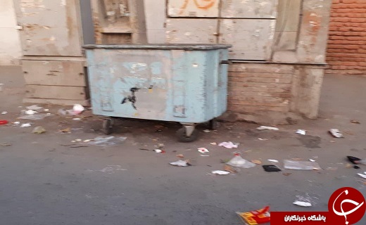 وضعیت نامناسب بهداشت در معابر شهرک باباسلمان + تصاویر