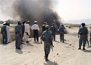 کشته و زخمی شدن 14 پولیس مرزی افغانستان در انفجار ماین