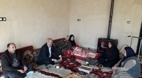 دیدار با خانواده های شهدای چرداول