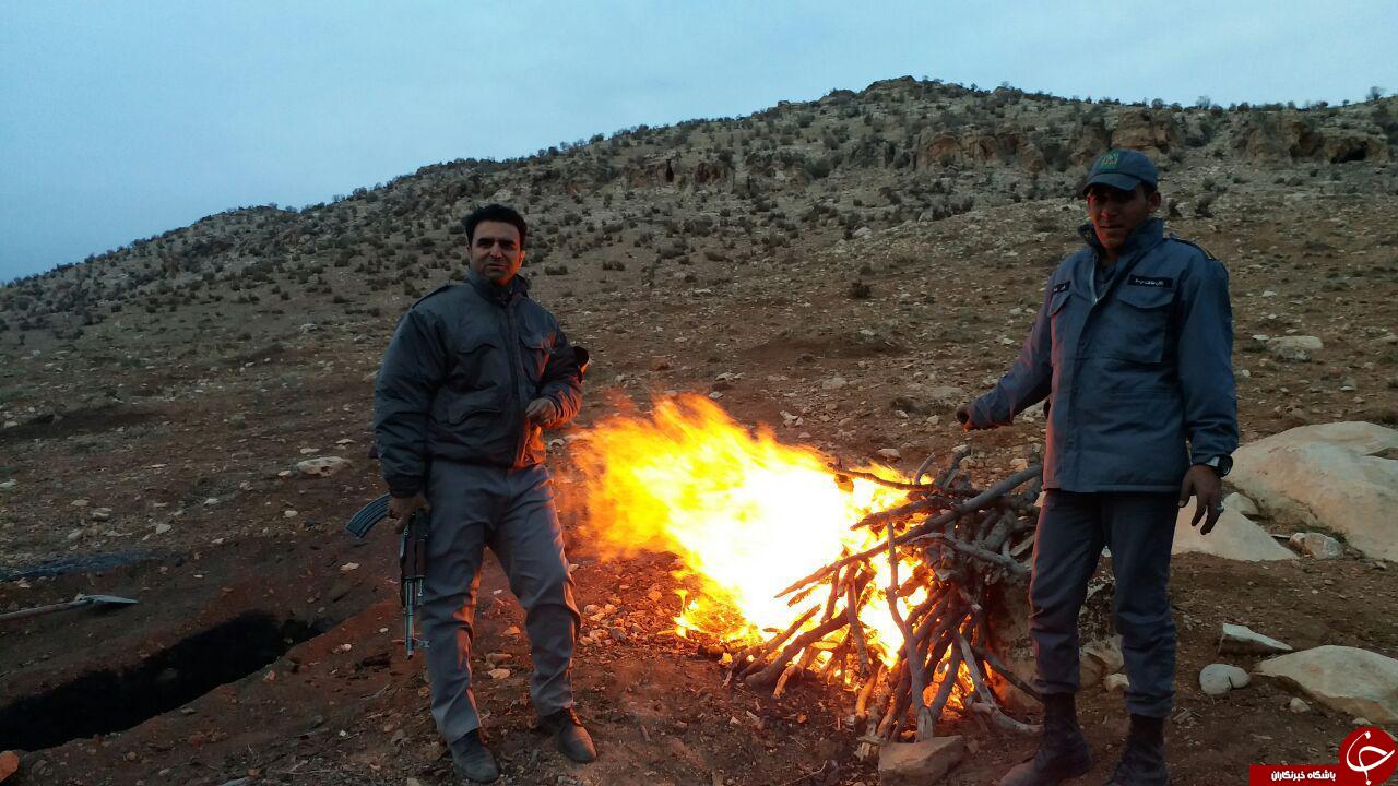 تخریب کوره های ذغال غیر مجاز+تصاویر