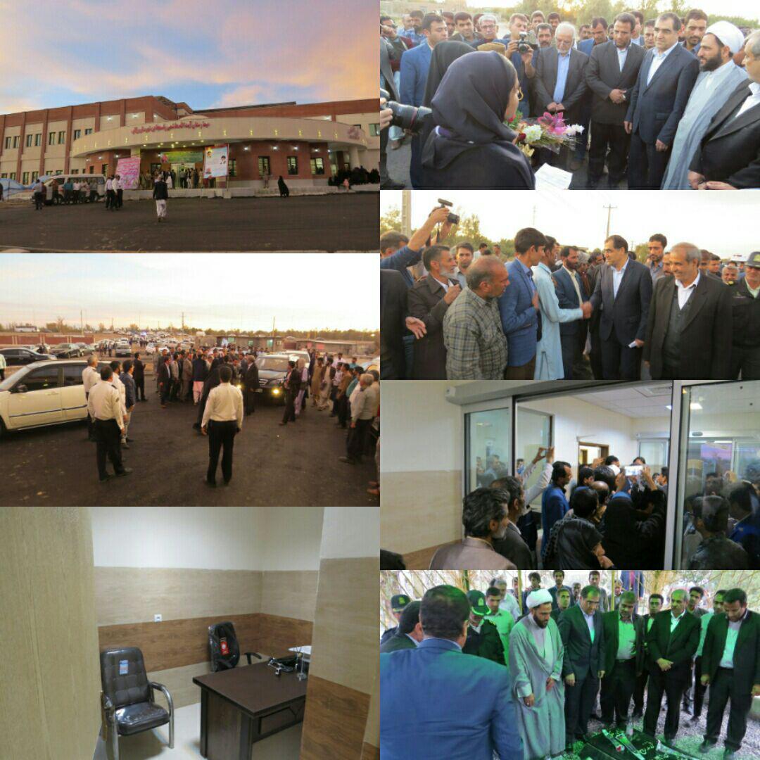 بازدید وزیر بهداشت از بیمارستان 32تختخوابی ریگان