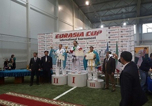 درخشش رزمی کار سمنانی در مسابقات کاراته یونیون اوراسیا
