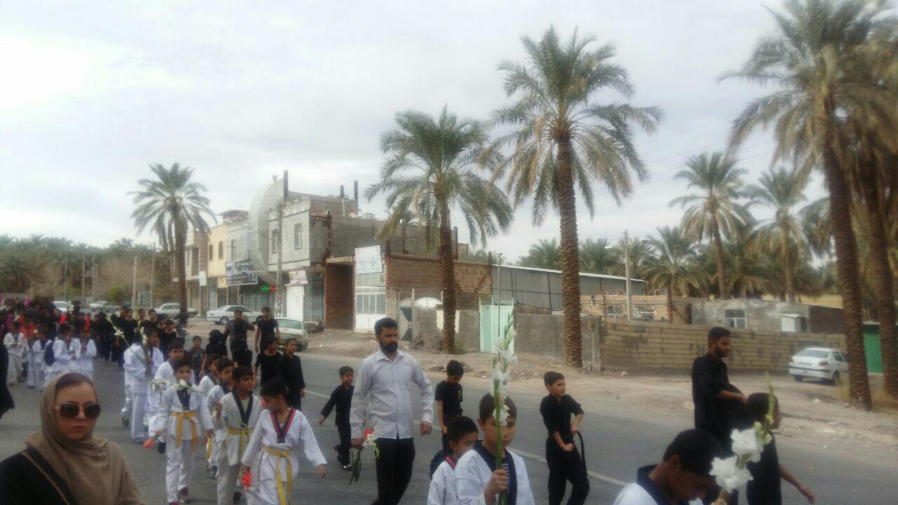 برگزاری همایش پیاده روی در بم + تصاویر