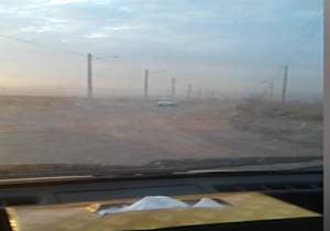 کمبود سیستم روشنایی جاده در «چهل‌قز» + فیلم