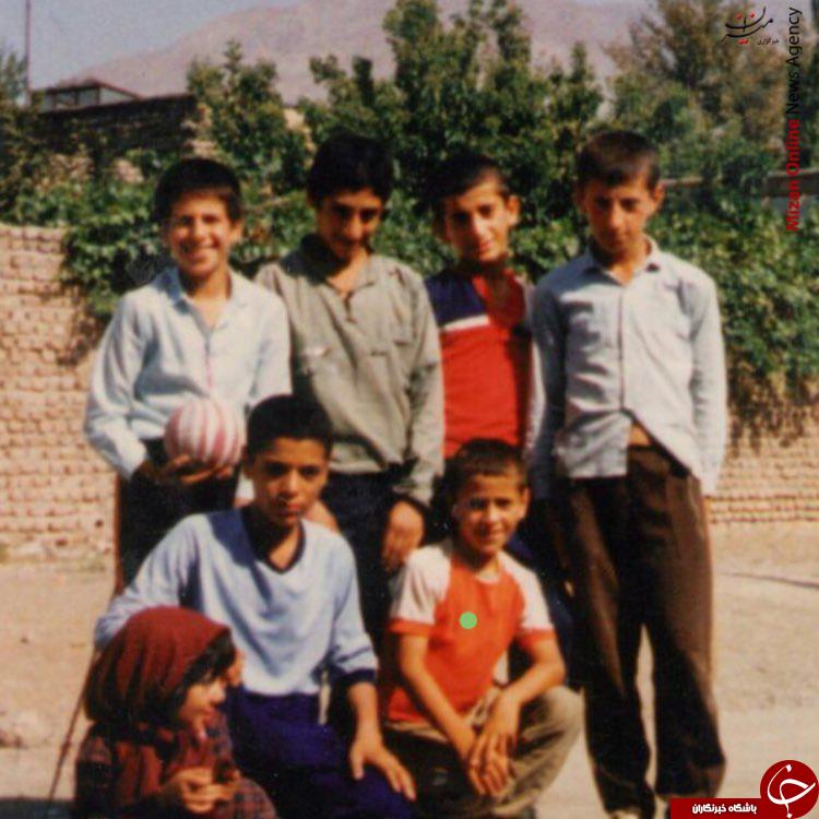 تصویری جالب از کودکی علی کریمی