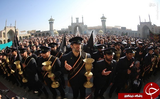 قم،سوگوار خواهر هشتمین خورشید