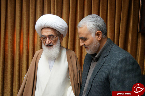 سردار سلیمانی میهمان مراجع قم+تصاویر