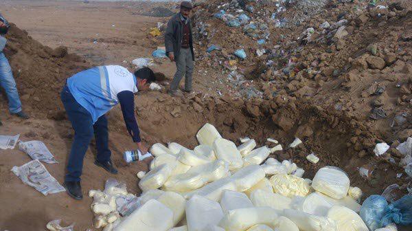 معدوم کردن بیش از یک و نیم تن کره تقلبی در نیشابور