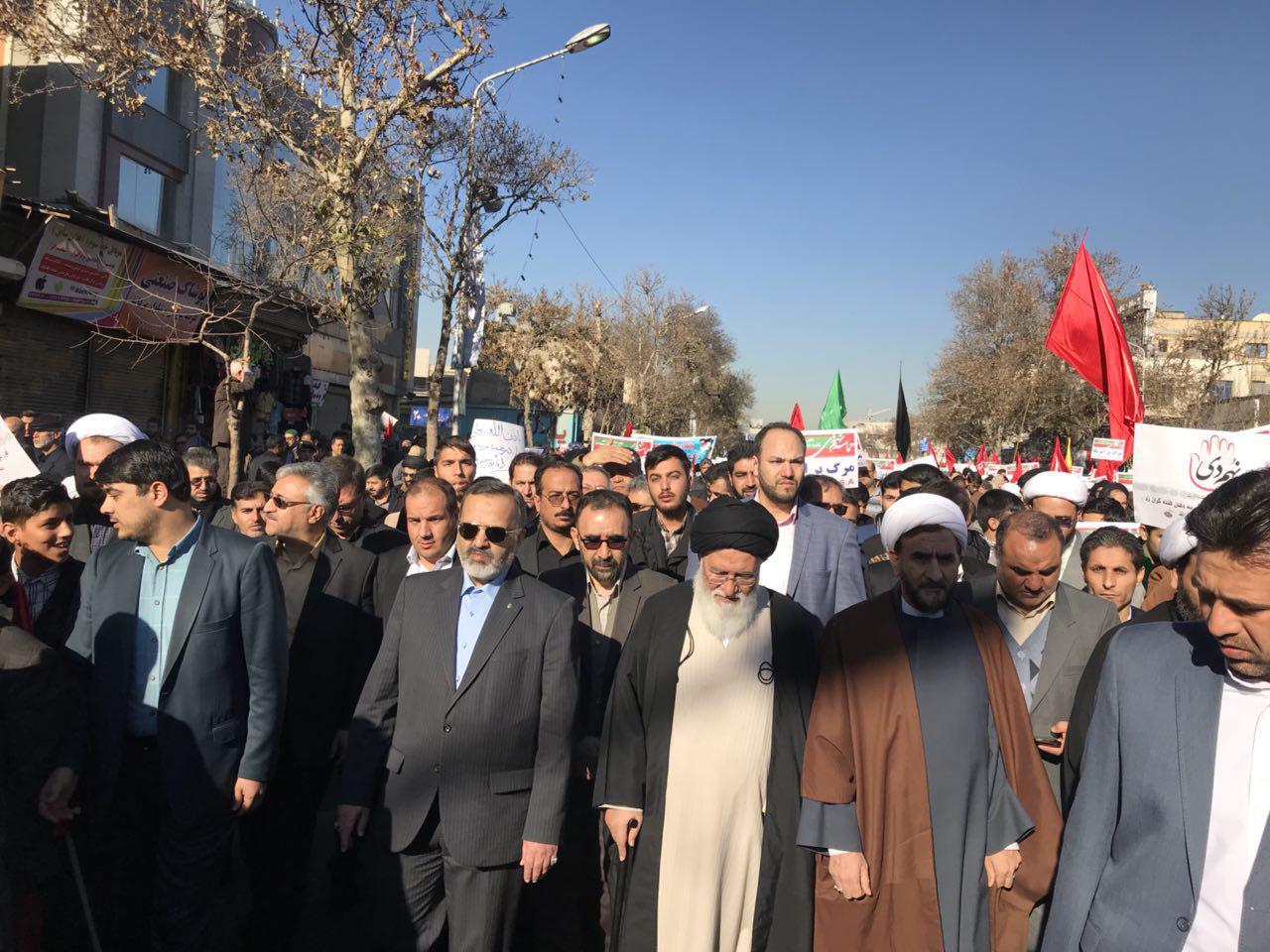 اجتماع عظیم مردم انقلابی مشهد در سالروز حماسه ۹ دی+تصاویر