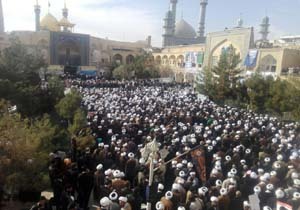 مراسم باشکوه گرامیداشت یوم&zwnj;الله 9 دی در قم + تصاویر