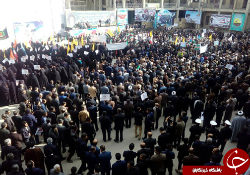 تصاویر تجمع بزرگ بصیرت و میثاق با ولایت در شهرکرد