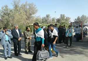 اعزام ۲۵۰۰ دانش آموز سیستان و بلوچستان به مناطق عملیاتی دفاع مقدس