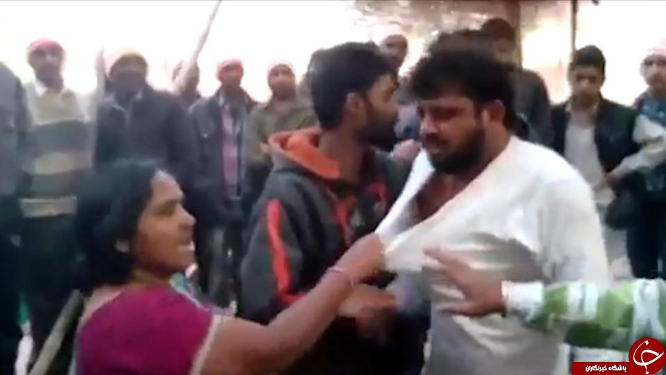 کشیش شیطان پرست  به دام مردم خشمگین گرفتار شد+ تصاویر
