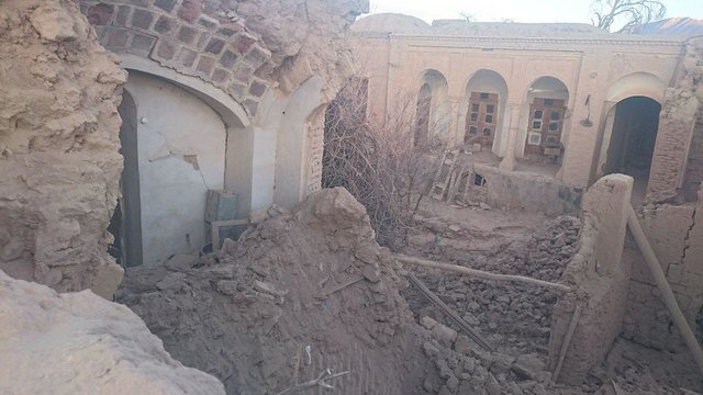 خسارت ۲۰ تا ۸۰ درصدی زلزله به ابنیه تاریخی کوهبنان