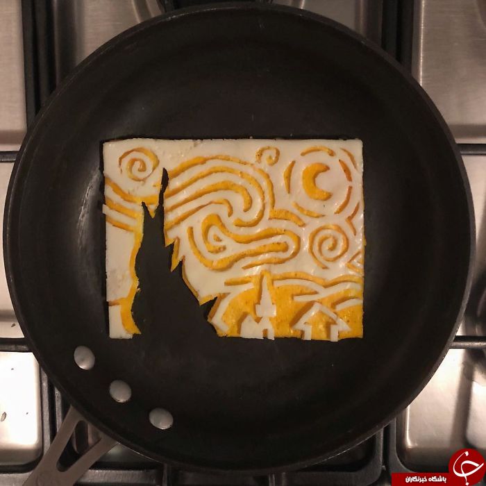 خلاقیت هنرمندانه با تخم مرغ+تصاویر