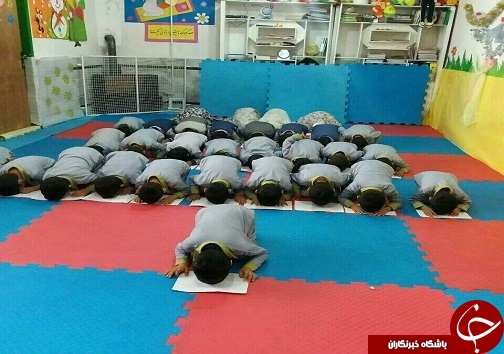 فرهنگ سازی یادگیری نماز در مهدکودک های خوسف