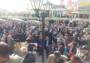 مراسم بزرگداشت حماسه ۹ دی در گچساران
