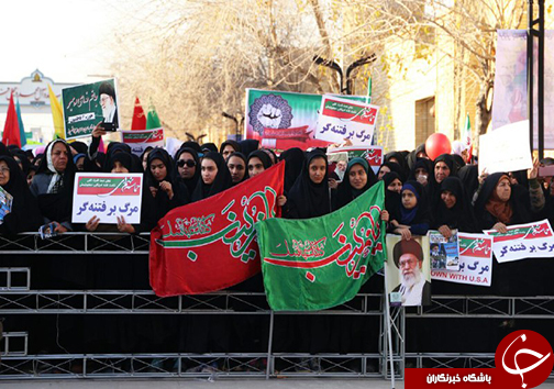 آغاز مراسم بزرگداشت حماسه ۹ دی در شیراز + تصاویر