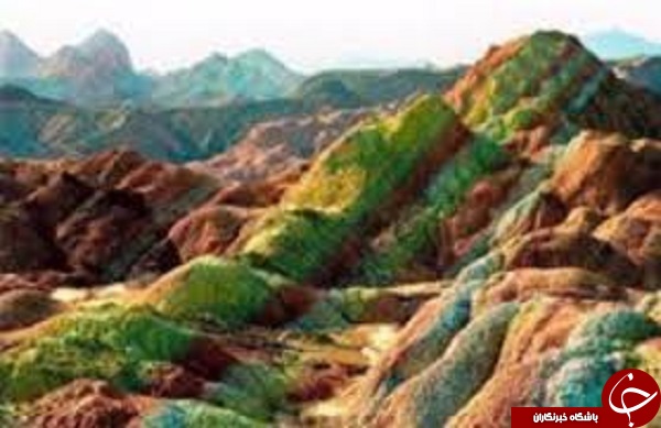 کوه های رنگی زنجان یکی از زیباترین جاذبه&lrm;های توریستی ایران