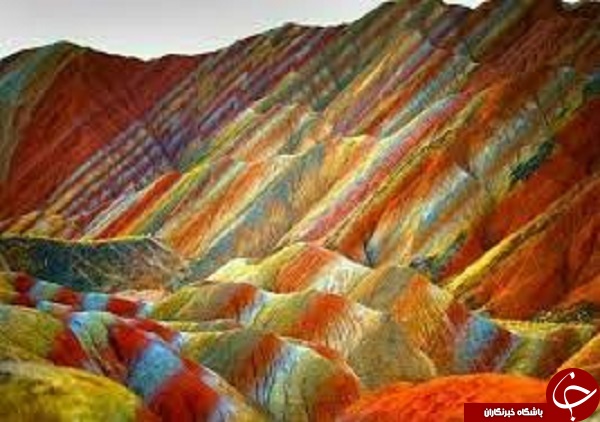 کوه های رنگی زنجان یکی از زیباترین جاذبه&lrm;های توریستی ایران