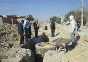 شستشو و رسوب زدایی شبکه توزیع آب سوق