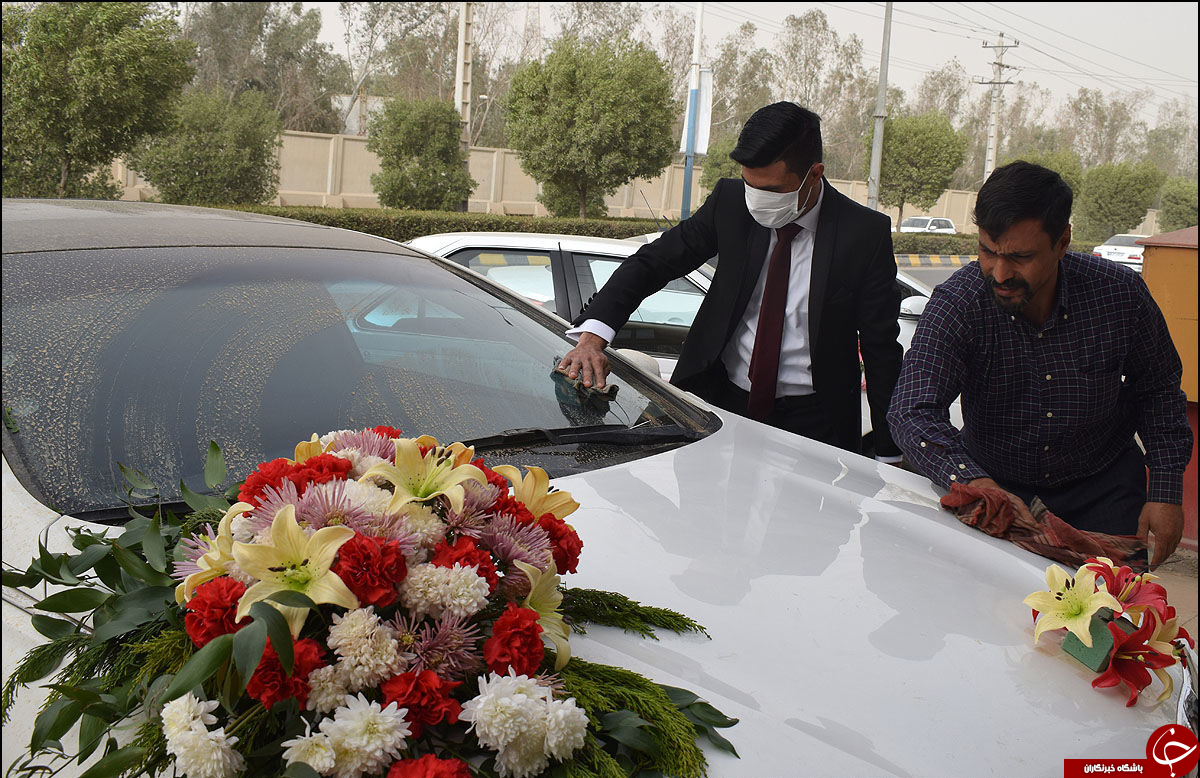 عروسی گرد و غباری!+تصاویر