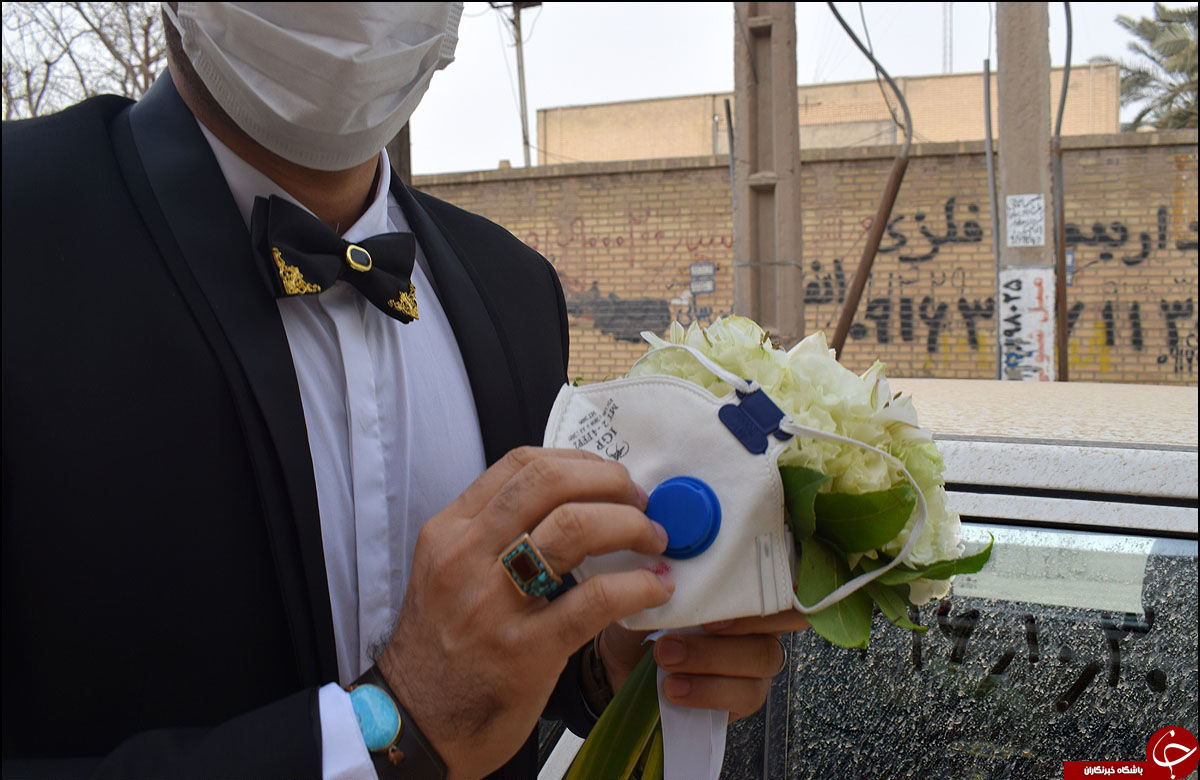 عروسی گرد و غباری!+تصاویر