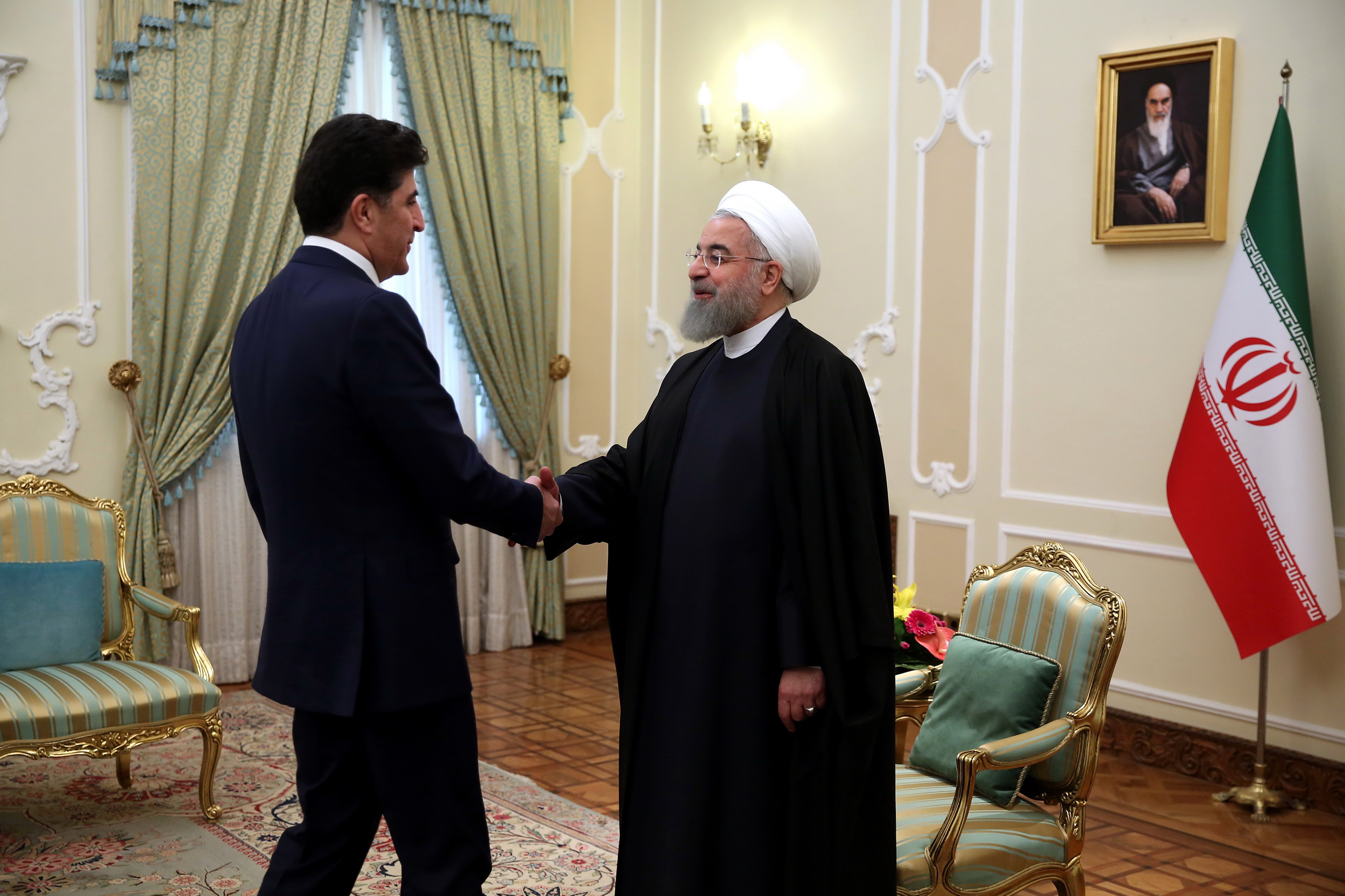 نیچروان بارزانی با رئیس جمهور دیدار کرد