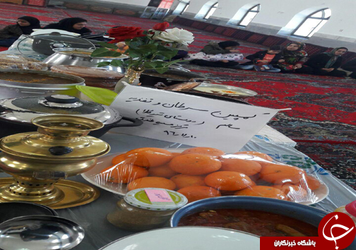 برگزاری جشنواره غذای سالم در روستای تیرکلای ساری + تصاویر