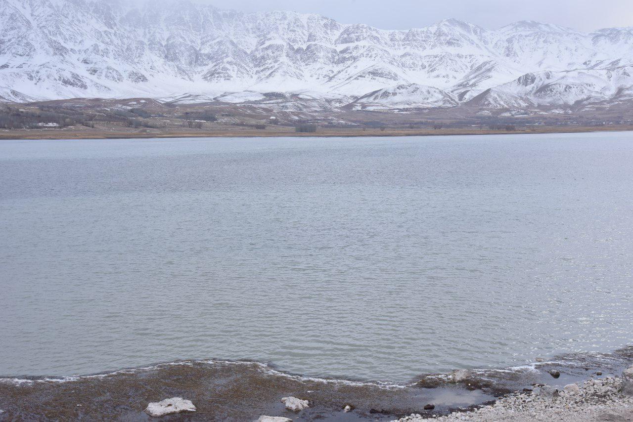 تصویری زمستانی از تالاب بین&zwnj;المللی چغاخور