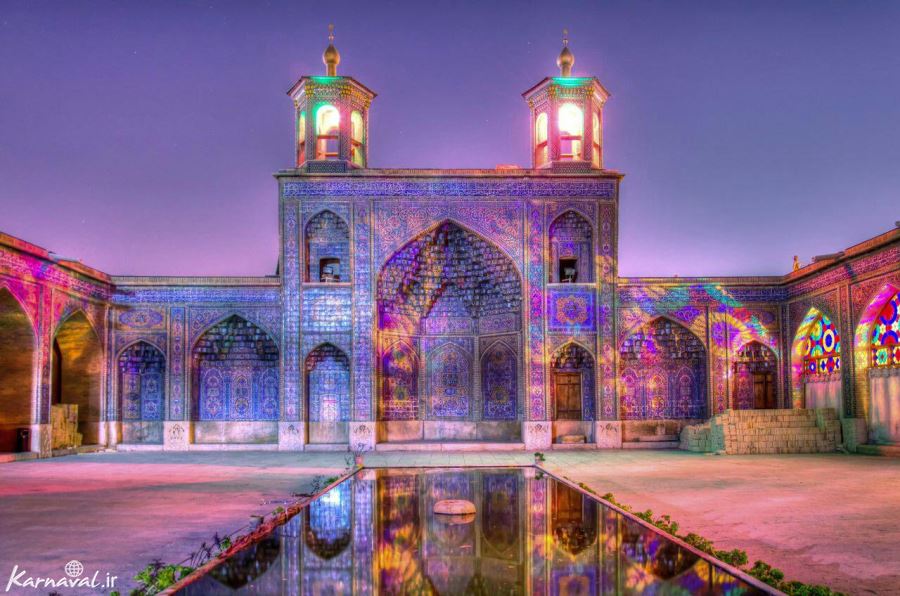 اتمام عملیات نورپردازی مسجد موقوفه نصیرالملک