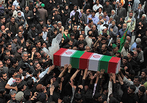 تشیع دو شهید گمنام در شیراز