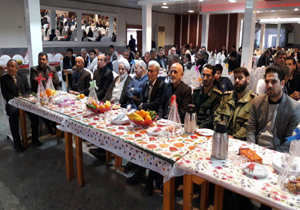 مراسم گلریزان بهنمیری‌ها برای حمایت از تیم والیبال بانوان