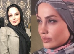 شباهت عجیب بازیگر یک فیلم ایرانی به آنجلینا جولی!