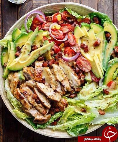 طرز تهیه سالاد مرغ و آوودکادو
