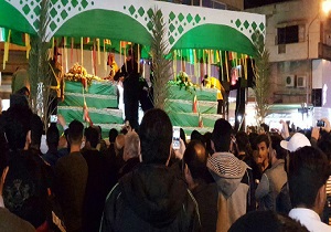 وداع با پیکر مطهر 28 شهید تازه تفحص شده